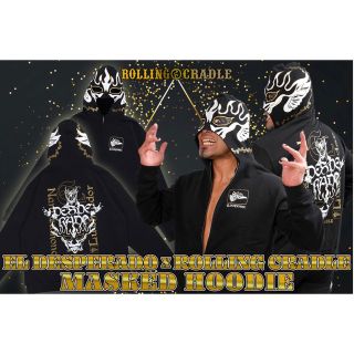 新日本プロレス エル・デスぺラード選手 マスクパーカー XLサイズ