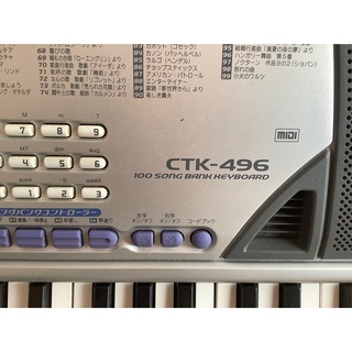 カシオ(CASIO)のCASIO 電子キーボード CTK-496(キーボード/シンセサイザー)