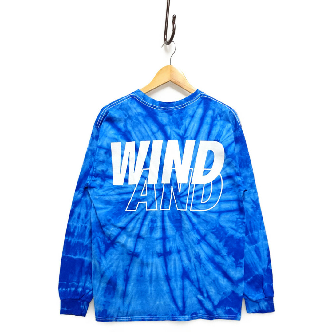 WIND AND SEA ウィンダンシー タイダイ加工 ロゴ ロング 長袖Ｔシャツ