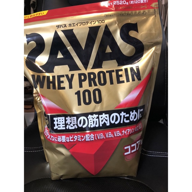 SAVAS(ザバス)のザバス　プロテイン　ココア　2520g 未開封　 食品/飲料/酒の健康食品(プロテイン)の商品写真