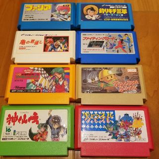 ファミリーコンピュータ(ファミリーコンピュータ)のカラフルなややレアソフトセット①　ファミコン　ファミリーコンピュータ　FC(家庭用ゲームソフト)