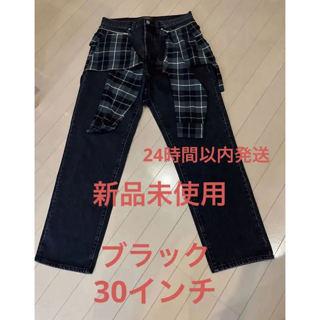 UNDERCOVER(アンダーカバー)のSupreme / Undercover Layered Jean 黒サイズ30 メンズのパンツ(デニム/ジーンズ)の商品写真