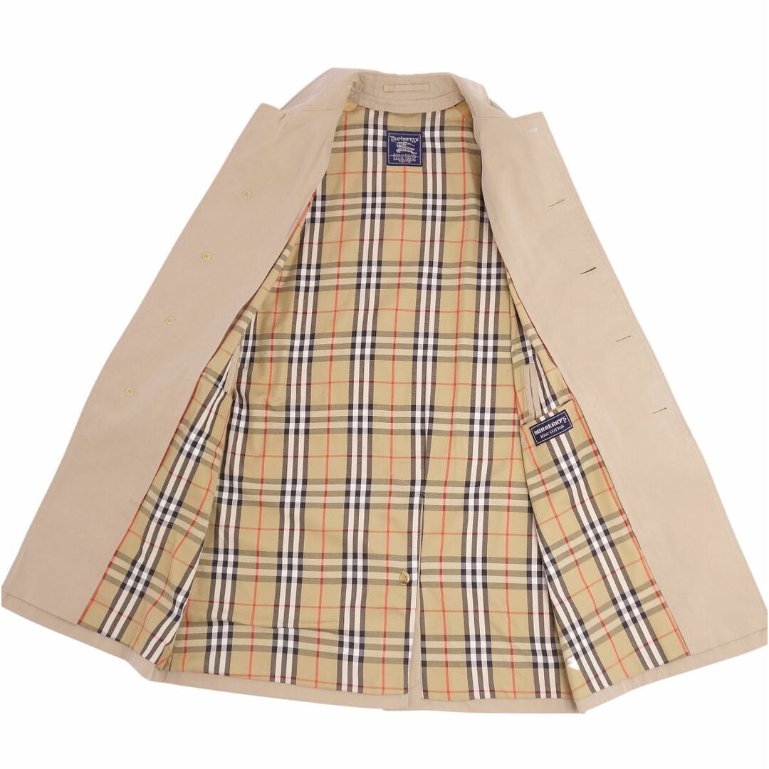 BURBERRY BLACK LABEL(バーバリーブラックレーベル)の美品 Vintage バーバリー Burberrys コート ステンカラーコート バルマカーンコート 裏チェック 英国製 アウター メンズ 92(M相当) ベージュ メンズのジャケット/アウター(ステンカラーコート)の商品写真