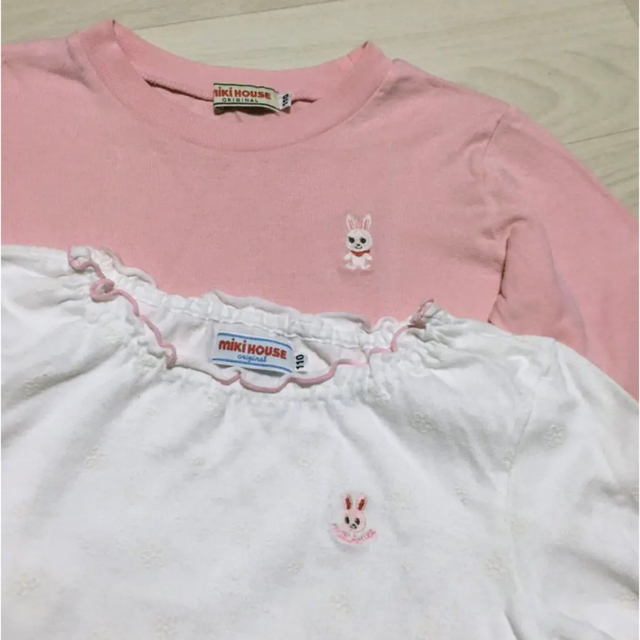 mikihouse(ミキハウス)のミキハウス　シンプル　長袖 Tシャツ キッズ/ベビー/マタニティのキッズ服女の子用(90cm~)(Tシャツ/カットソー)の商品写真