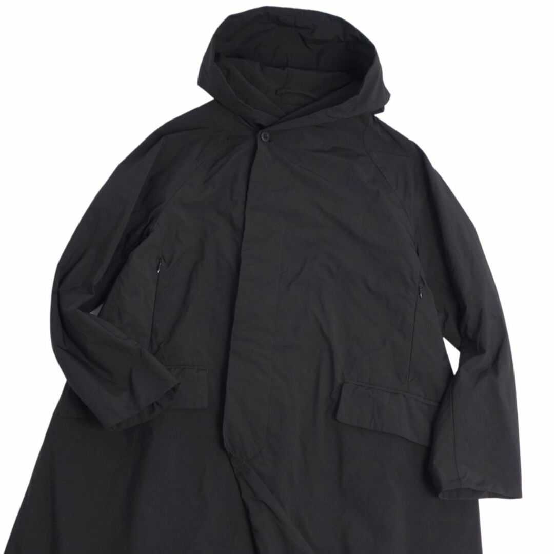 美品 テアトラ TEATORA コート Device Coat DT-UR デバイスコート フード付き ナイロン アウター メンズ 46(M相当) ブラック 2