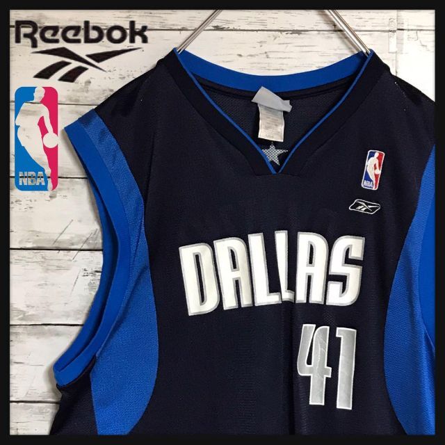 Reebok(リーボック)の【リーボック】ＮＢＡ　ダラス・マーベリックス　バスケゲームシャツ　F336 メンズのトップス(タンクトップ)の商品写真