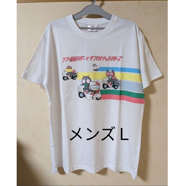 シン仮面ライダー サンリオキャラクターズ コラボ Tシャツ ホワイト