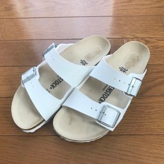 ビルケンシュトック(BIRKENSTOCK)の【マイケル様専用】ビルケンシュトック アリゾナ ホワイト(サンダル)