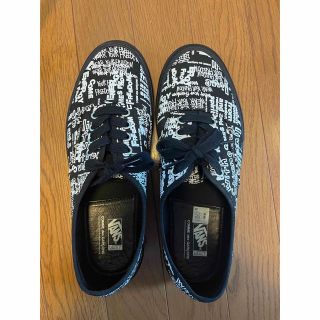 コムデギャルソン(COMME des GARCONS)のコムデギャルソン　vans 27cm 黒(スニーカー)