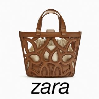 ザラ(ZARA)のZARA カットワーク　ミニトートバッグ(トートバッグ)