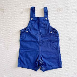 プチバトー(PETIT BATEAU)の最終値下げ！【PETIT BATEAU】サロペット（12M/74㎝）(ロンパース)