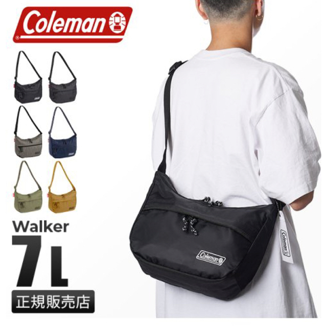 Coleman(コールマン)のColeman ウォーカー バナナショルダー コヨーテ　ベージュ　キャメル メンズのバッグ(ショルダーバッグ)の商品写真