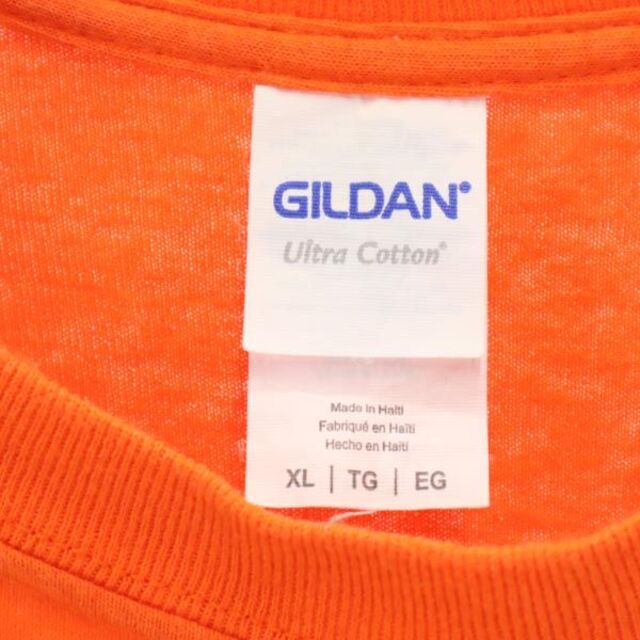 GILDAN - ギルダン バックプリント 半袖 Tシャツ XL オレンジ GILDAN メンズ 【中古】 【230413】 メール便可の通販 by 古着屋BIG2nd's shop|ギルタンならラクマ