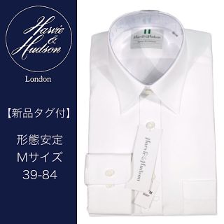 ユナイテッドアローズグリーンレーベルリラクシング(UNITED ARROWS green label relaxing)の【新品】英国 Harvie & Hudson シャツ 形態安定 39-84 W(シャツ)