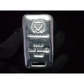 10オンス ゲルマニア シルバー バー インゴット 銀貨 銀地金コイン