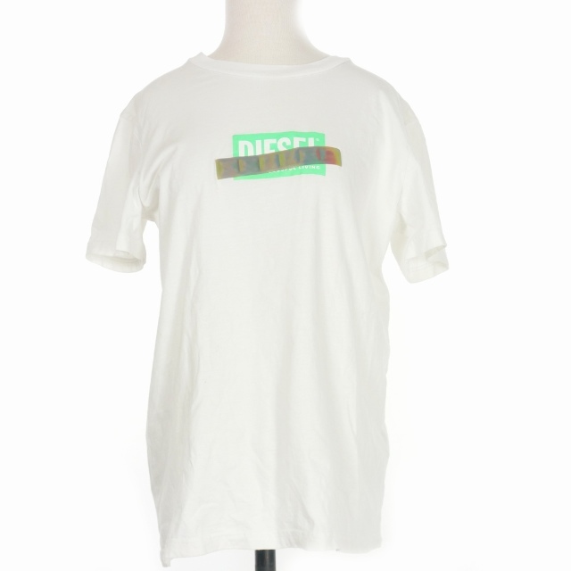 DIESEL(ディーゼル)のディーゼル DIESEL ロゴ プリント Tシャツ カットソー 半袖 M レディースのトップス(Tシャツ(半袖/袖なし))の商品写真