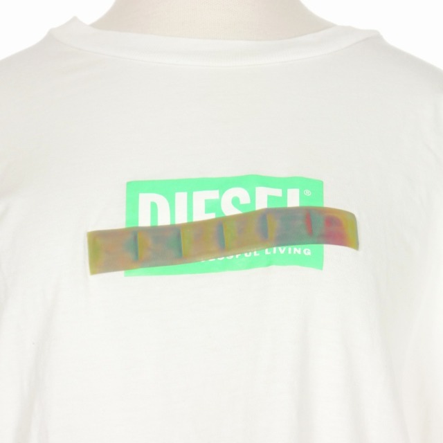 DIESEL(ディーゼル)のディーゼル DIESEL ロゴ プリント Tシャツ カットソー 半袖 M レディースのトップス(Tシャツ(半袖/袖なし))の商品写真