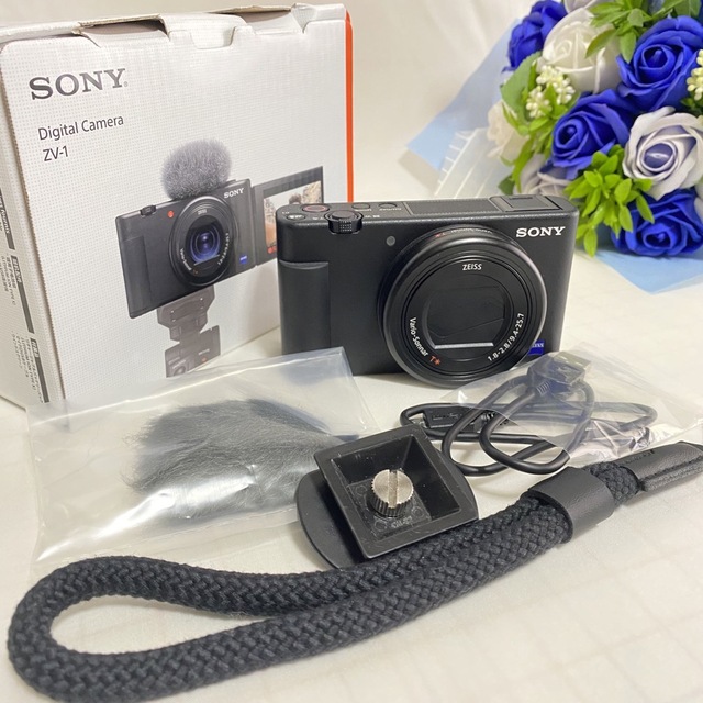 SONY VLOGCAM ZV-1G シューティンググリップキット SDカード付 カメラ