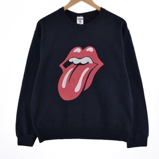 ジャージーズ(JERZEES)の古着 ジャージーズ Jerzees ROLLING STONES ローリングストーンズ バンド スウェットシャツ メンズL /eaa313378(スウェット)