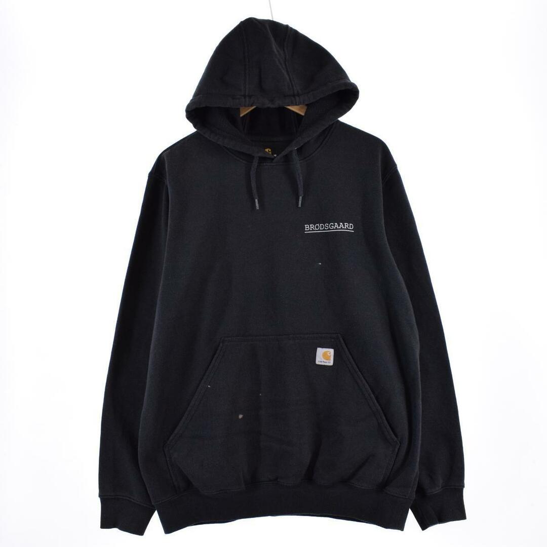 カーハート Carhartt ORIGINAL FIT 袖プリント バックプリント スウェットプルオーバーパーカー メンズXL /eaa305216