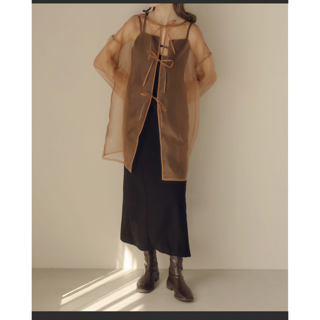 ZARA(ザラ)のフペル　fupel　ZARA　2WAYシアーチュールトップス レディースのトップス(シャツ/ブラウス(長袖/七分))の商品写真