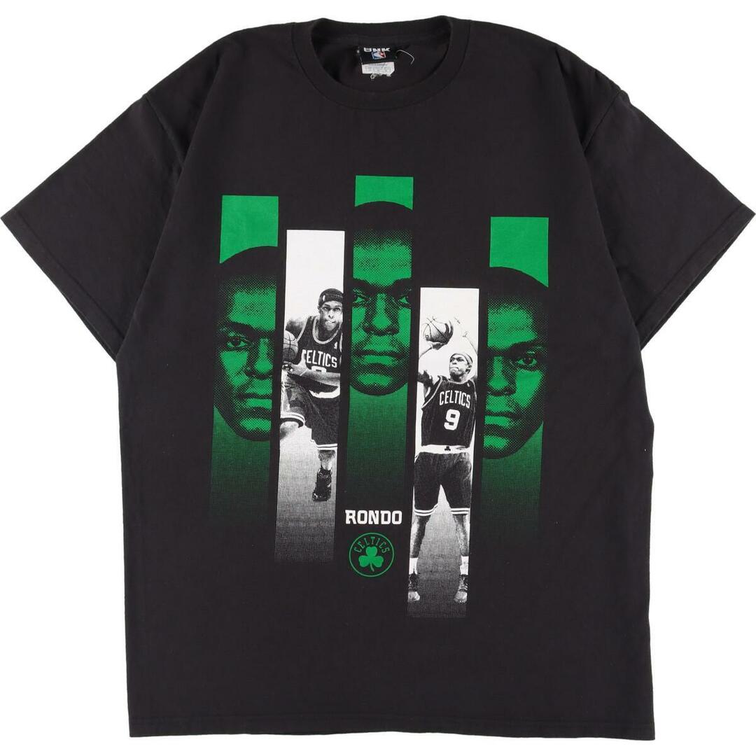 UNK BOSTON CELTICS ボストンセルティックス RAJON RONDO ラジョンロンド スポーツプリントTシャツ メンズL /eaa324453