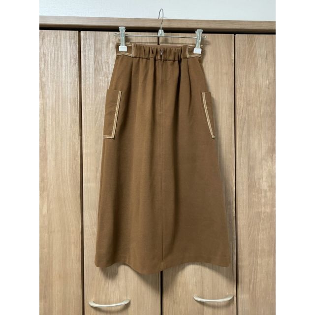 WILLSELECTION(ウィルセレクション)のWILLSELECTION　配色ステッチAラインスカート レディースのスカート(ロングスカート)の商品写真