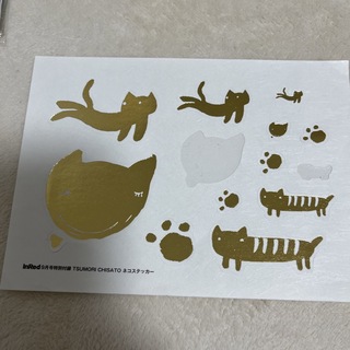ツモリチサト(TSUMORI CHISATO)のツモリチサト　ねこステッカー　猫シール　ムック本　ゴールドシール　(シール)