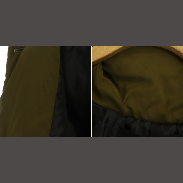 other(アザー)のオーフウエア 中綿ジャケット アウター ミドル丈 デザインボタン 42 カーキ レディースのジャケット/アウター(その他)の商品写真