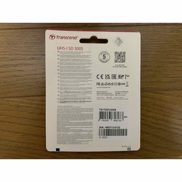 Transcend(トランセンド)のTranscend SDXCカード 1TB Class10 UHS-I スマホ/家電/カメラのPC/タブレット(PC周辺機器)の商品写真