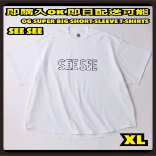 ワンエルディーケーセレクト(1LDK SELECT)の白 XL SEE SEE SUPER BIG TEE Tシャツ(Tシャツ/カットソー(半袖/袖なし))