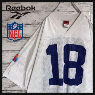 リーボック(Reebok)の【リーボック】ＮＦＬ　コルツ　アメフトゲームシャツ　プリント　H342(その他)