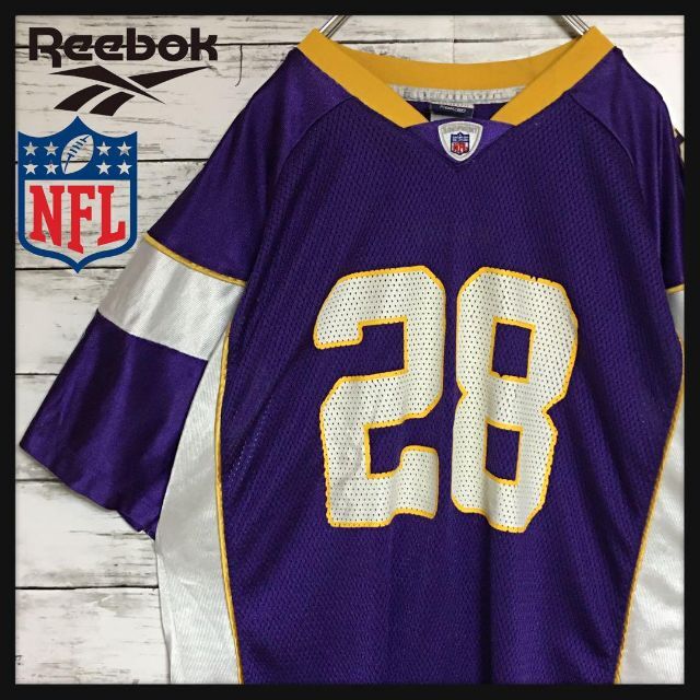 NFL ユニフォーム 紫色【ミネソタ・バイキングス】 サイズ54