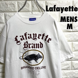 ラファイエット(Lafayette)のラファイエット　半袖Tシャツ　デカロゴプリント　メンズMサイズ(Tシャツ/カットソー(半袖/袖なし))