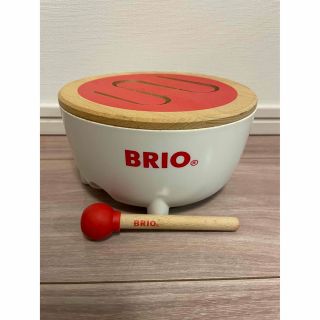 ブリオ(BRIO)のBRIO ブリオ　木製ドラム　太鼓(楽器のおもちゃ)