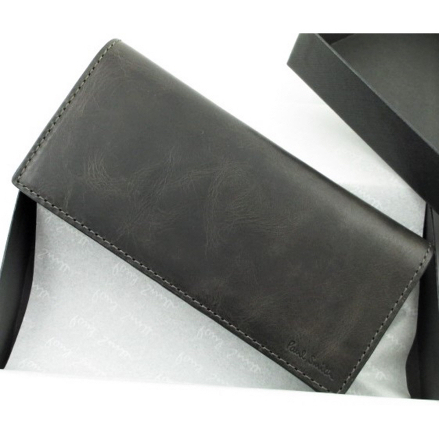 ☆店頭完売☆新品☆箱付 ポールスミス 上質レザー使用 長財布 黒