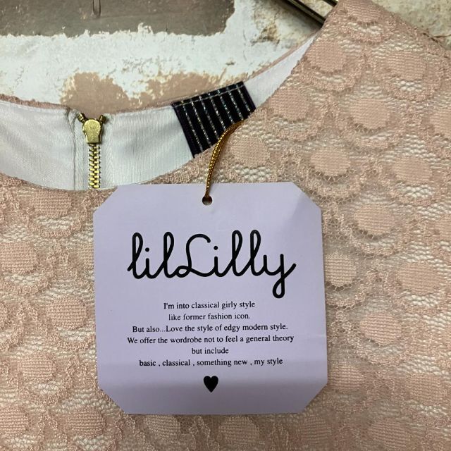 lilLilly(リルリリー)の【lilLIlly】総レースバイカラーノースリーブワンピース レディースのワンピース(ミニワンピース)の商品写真