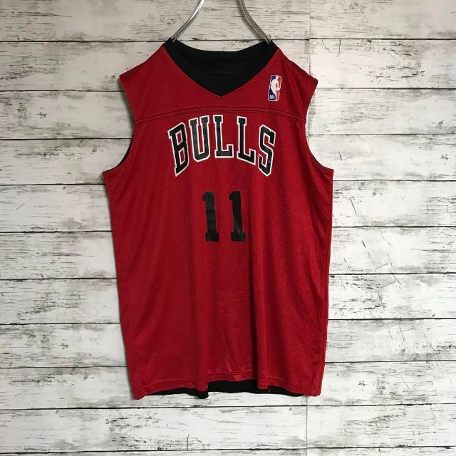 公式代理店 【NBA】シカゴ・ブルズ バスケゲームシャツ プリント