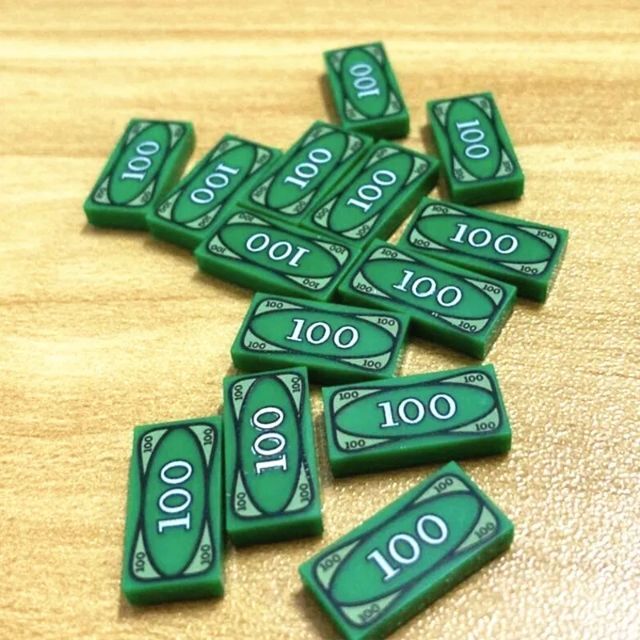 100　LEGO互換　レゴブロック　お金　＄　インテリア　こどもの日　お札　ドル