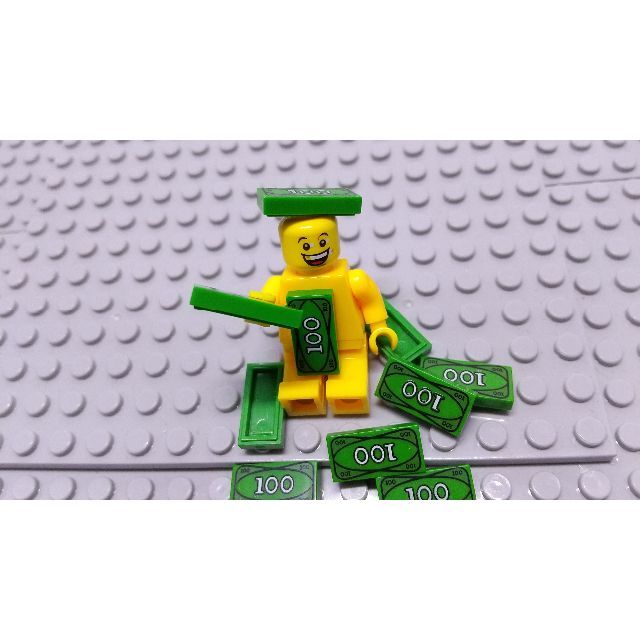 100　LEGO互換　レゴブロック　お金　＄　インテリア　こどもの日　お札　ドル