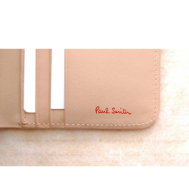 新品未使用】 Paul Smith マルチカラー 二つ折り 財布 ピンク - www