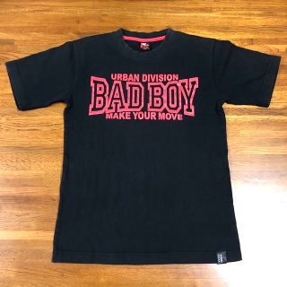 バッドボーイ(BADBOY)のBAD BOY バッドボーイ ロゴプリント 半袖Tシャツ 黒×赤 150cm(Tシャツ/カットソー)