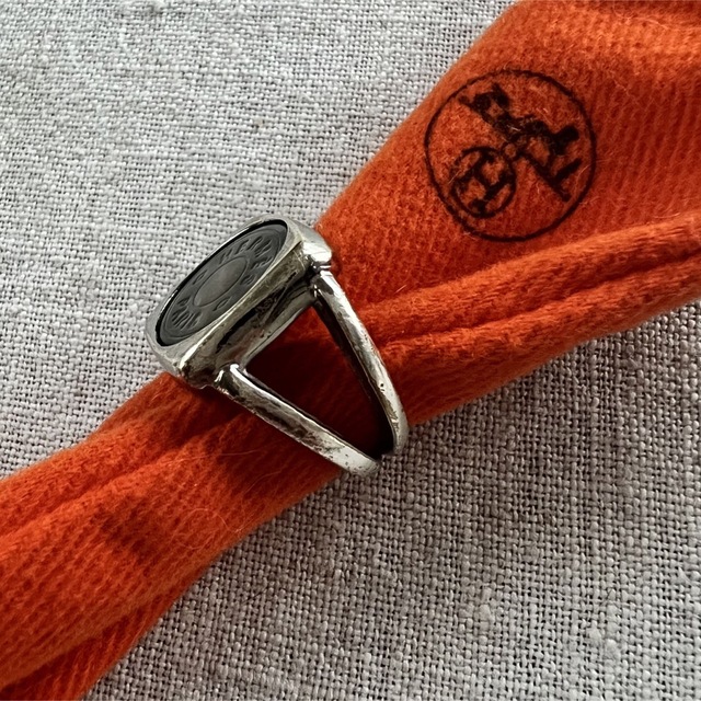 Hermes - エルメス セリエ コロゾ シェル シルバー リング 指輪 HERMES