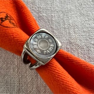 Hermes - エルメス セリエ コロゾ シェル シルバー リング 指輪 HERMES ...