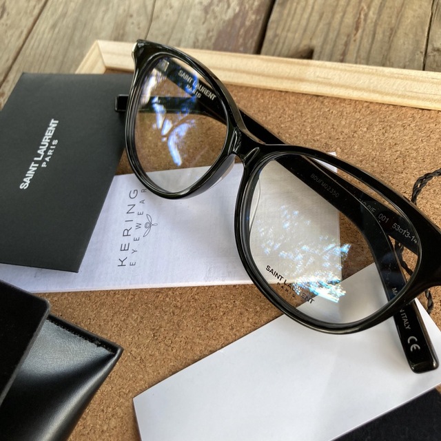 Saint Laurent(サンローラン)の新品サンローラン SAINT LAURENT 眼鏡 ブルーライトカット メガネ メンズのファッション小物(サングラス/メガネ)の商品写真