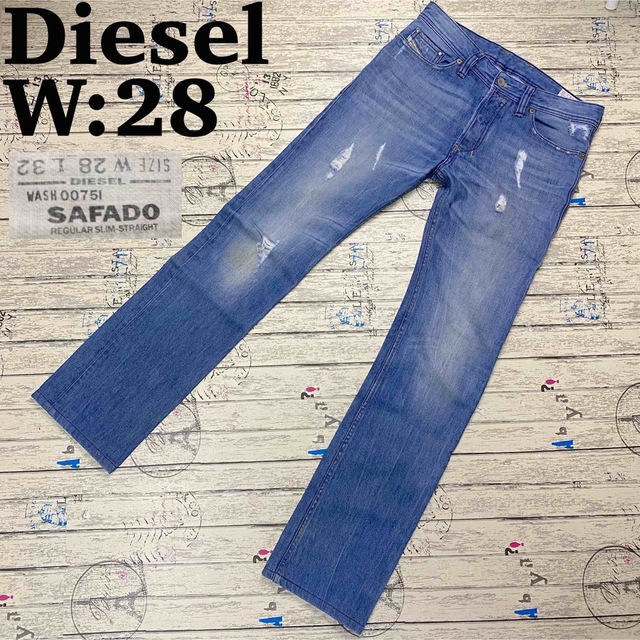 Diesel/ディーゼル　SAFADOレギュラースリムストレート　デニムジーンズ | フリマアプリ ラクマ