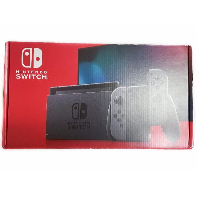 美品 新型 NINTENDO 任天堂 スイッチ Switch グレー 動作確認済-