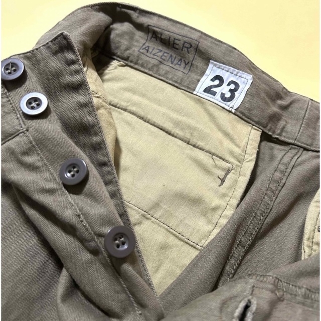 MILITARY - ALIER AIZENAY M-47 後期復刻 HBT カーゴSIZE 23の通販 by ...