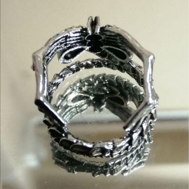 【SLME】リング メンズ アクセサリー シルバー ハンド 指輪 22号 レディースのアクセサリー(リング(指輪))の商品写真