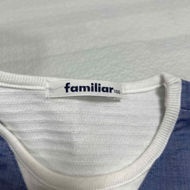 familiar(ファミリア)の【100cm】ファミリア familiar Tシャツ セーラー  キッズ/ベビー/マタニティのキッズ服女の子用(90cm~)(Tシャツ/カットソー)の商品写真